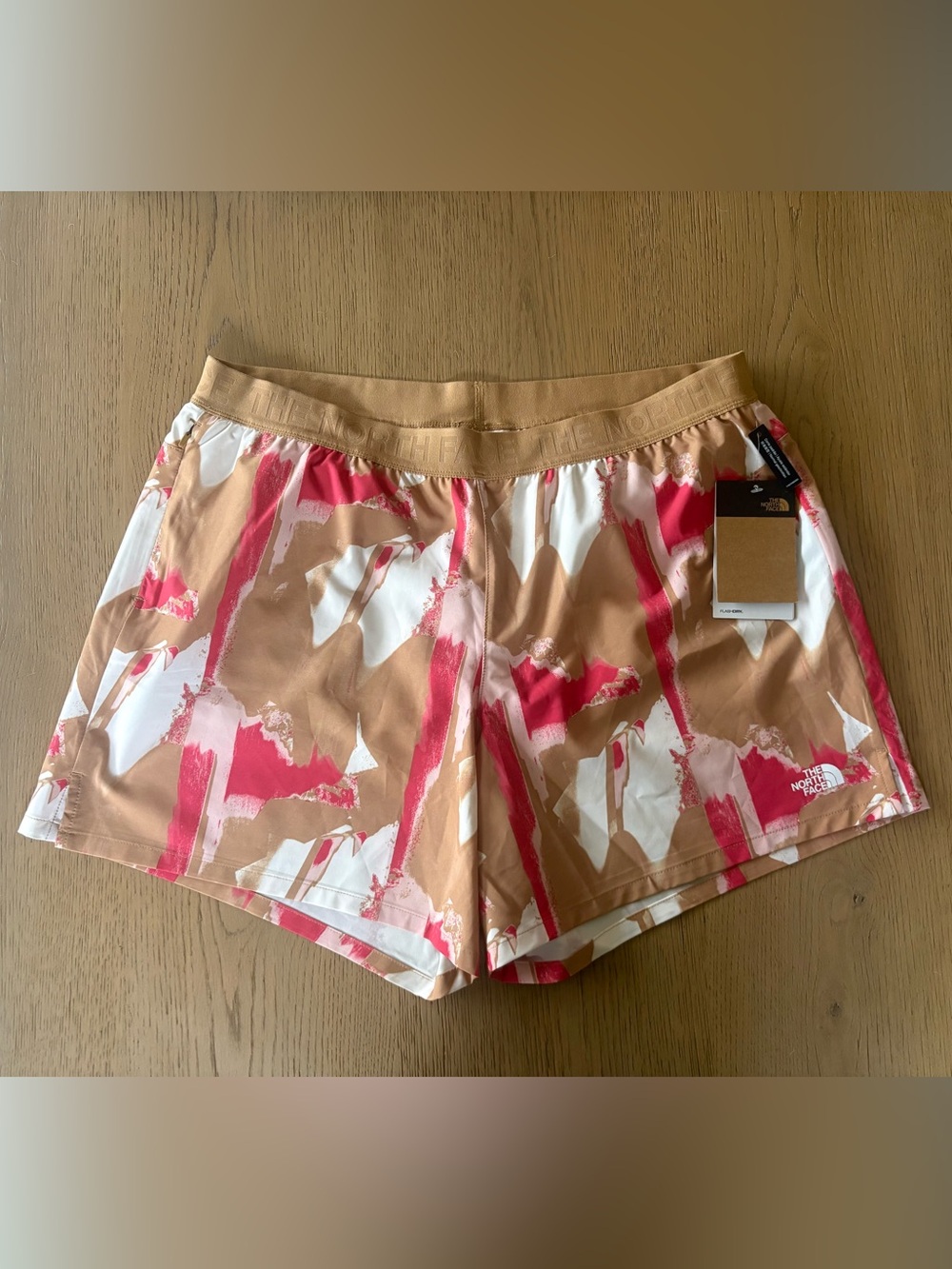 NWT The North Face Wander Shorts FlashDry DWR Women’s XL Pink Moss